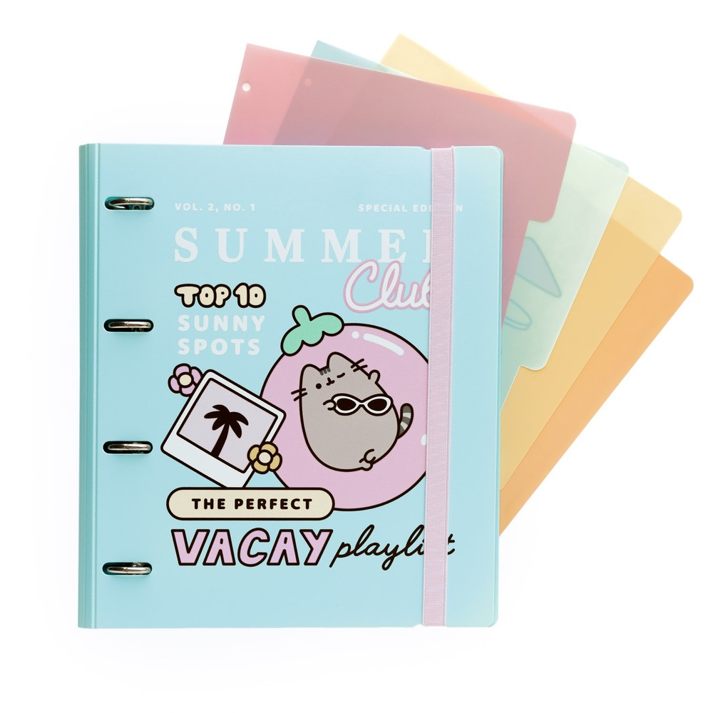 Grupo Erik Pusheen - Polypropylene 4ring Ringbuch - Mehrfarben